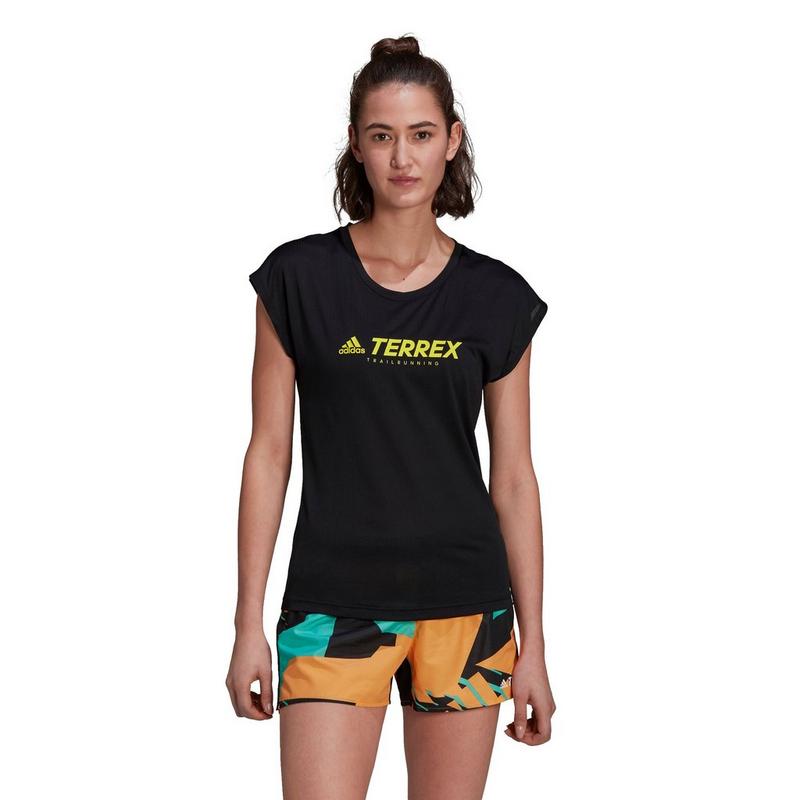 Women's Trail Logo T-Shirt - Black