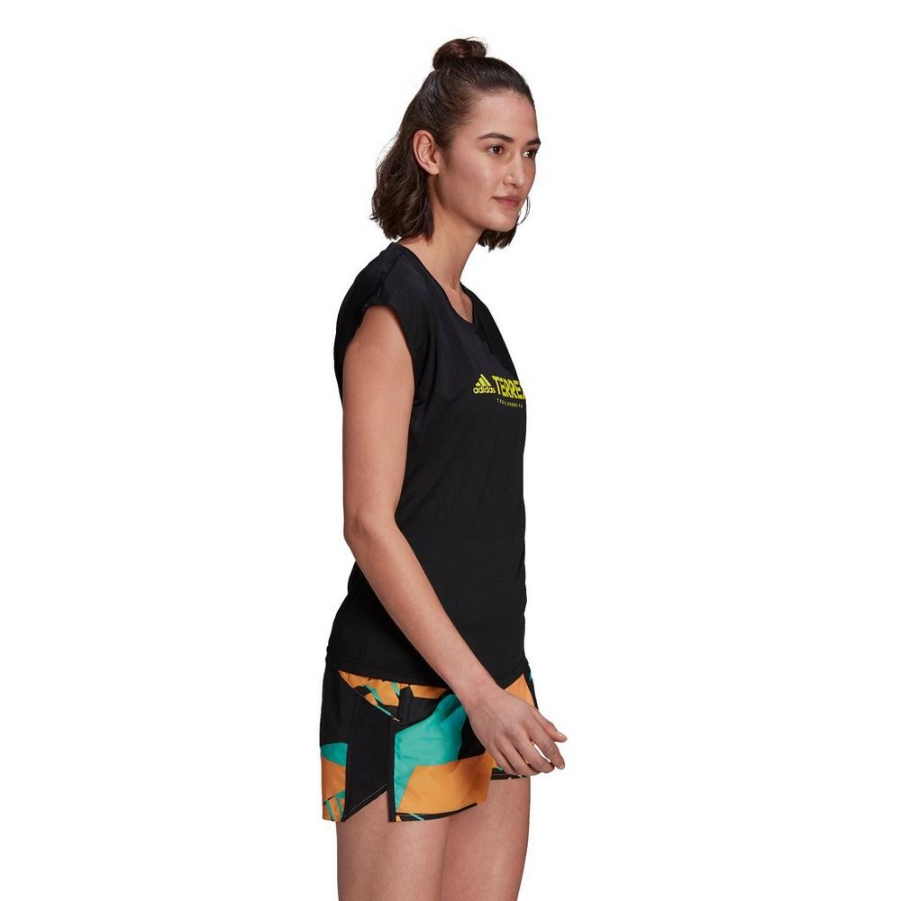 Adidas Women's Trail Logo T-Shirt - Black