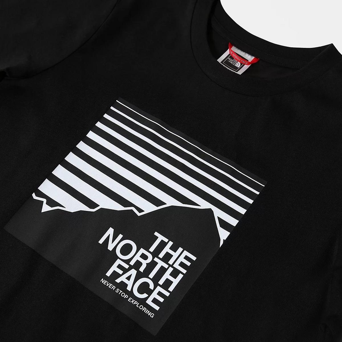 The North Face Kids Box T-Shirt - Black Stripe