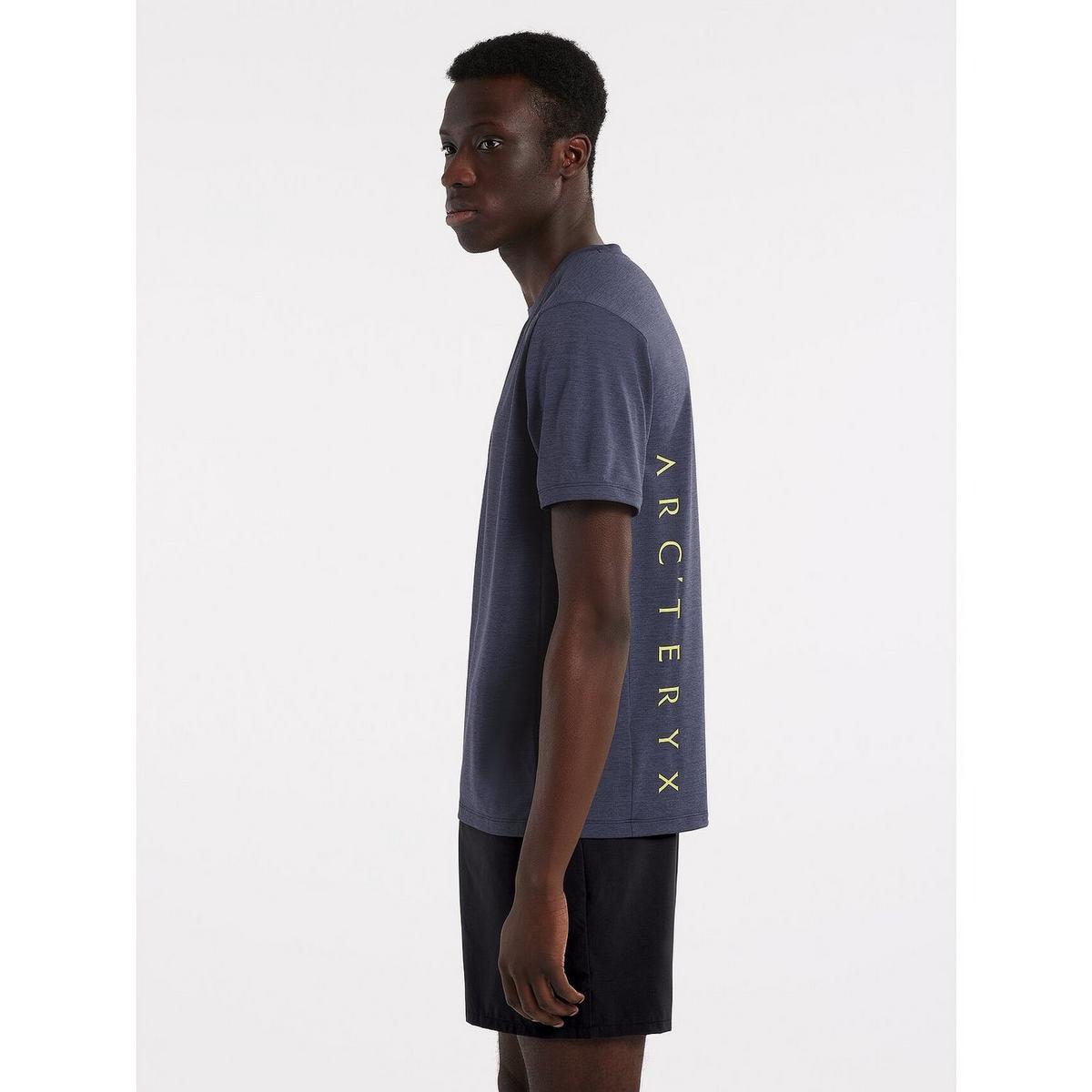 Arcteryx Men's Cormac Arc'Word Tee - Black Sapphire