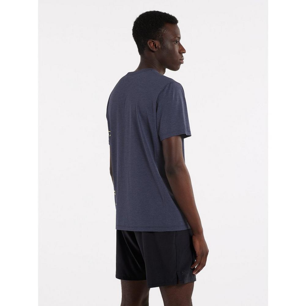 Arcteryx Men's Cormac Arc'Word Tee - Black Sapphire