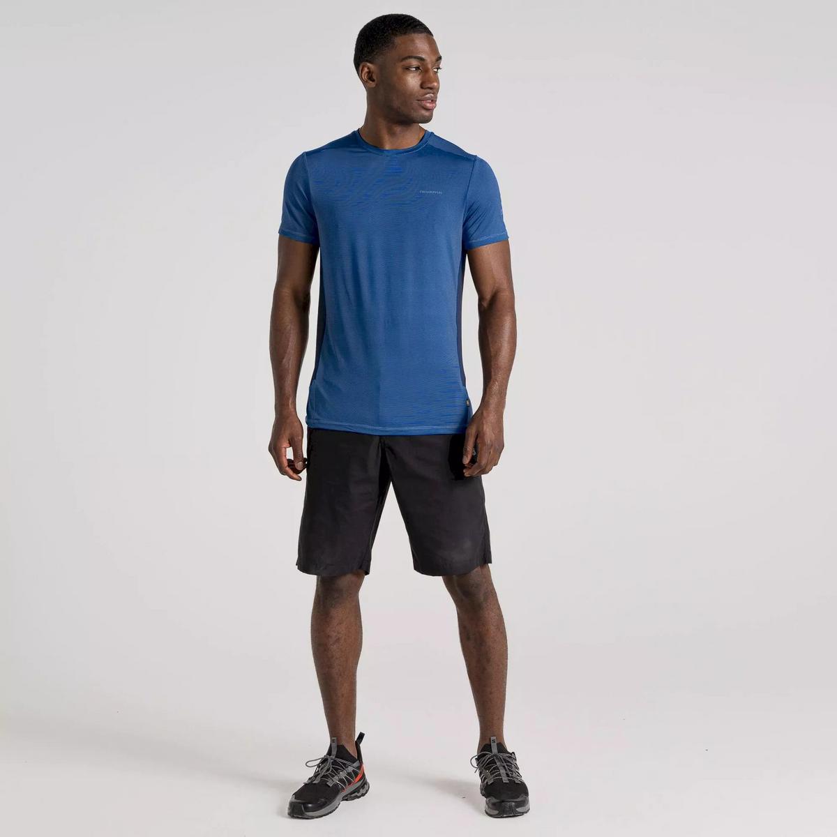 Craghoppers Men's Atmos Short Sleeve T-shirt - Bolt Blue