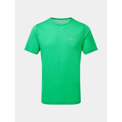 Ronhill Men's Core Short Sleeve Tee - Bright Green/Spice