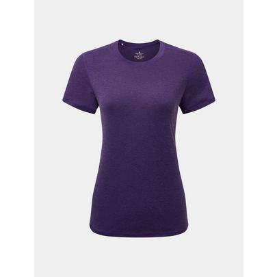 Ron Hill Women's Life Tencel Short Sleeve Tee - Imperial Marl/Violet