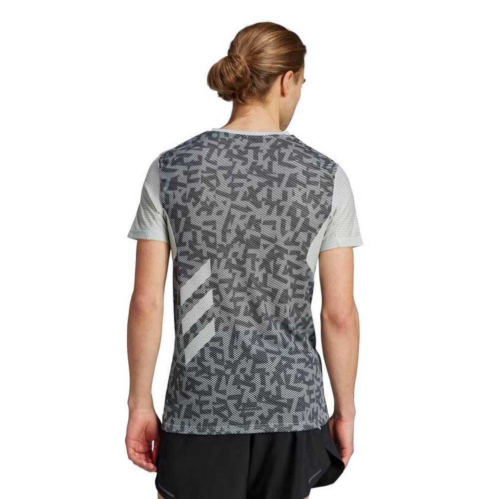 Men''s Adidas Terrex Agravic Pro Trail Running T-Shirt - Grey