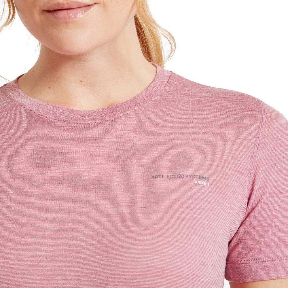 Artilect Women's Sprint Short-Sleeved Tee - Rose