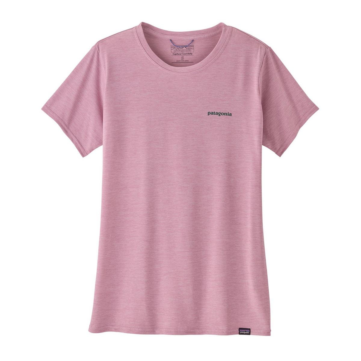 Patagonia Women s Capilene Cool Daily Graphic T Shirt Pink George Fisher