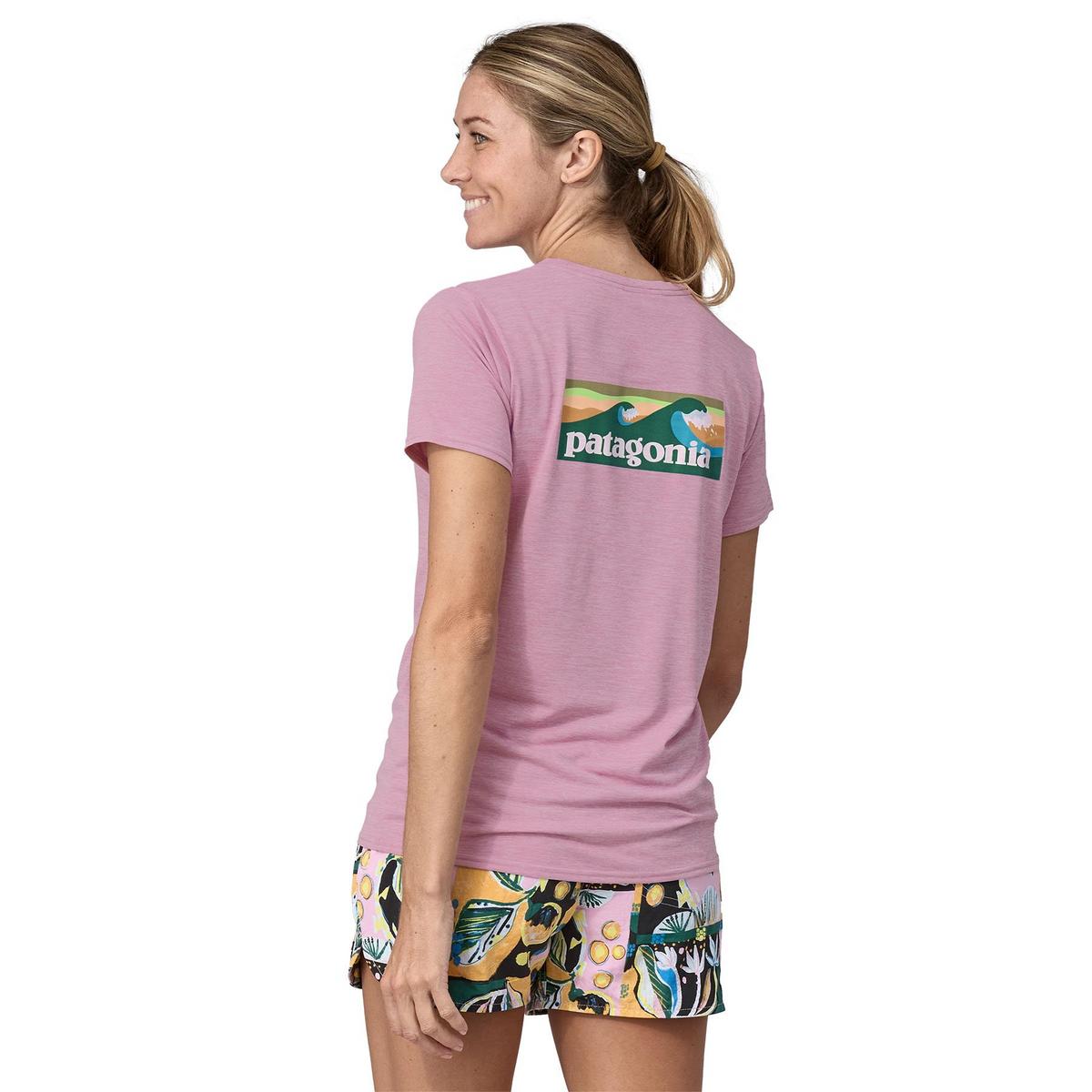 Patagonia Women's Capilene Cool Daily Graphic T-Shirt - Pink