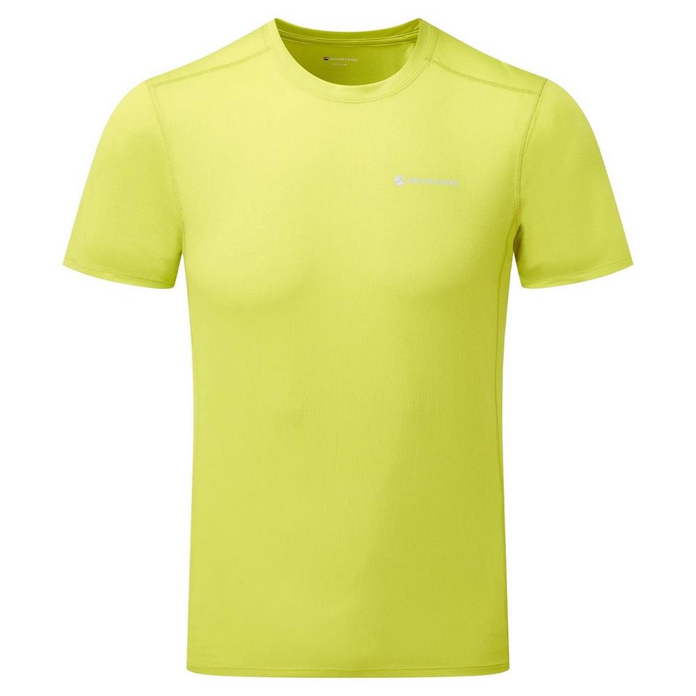 Montane Men's Dart Lite Short Sleeve T-shirt - Yellow