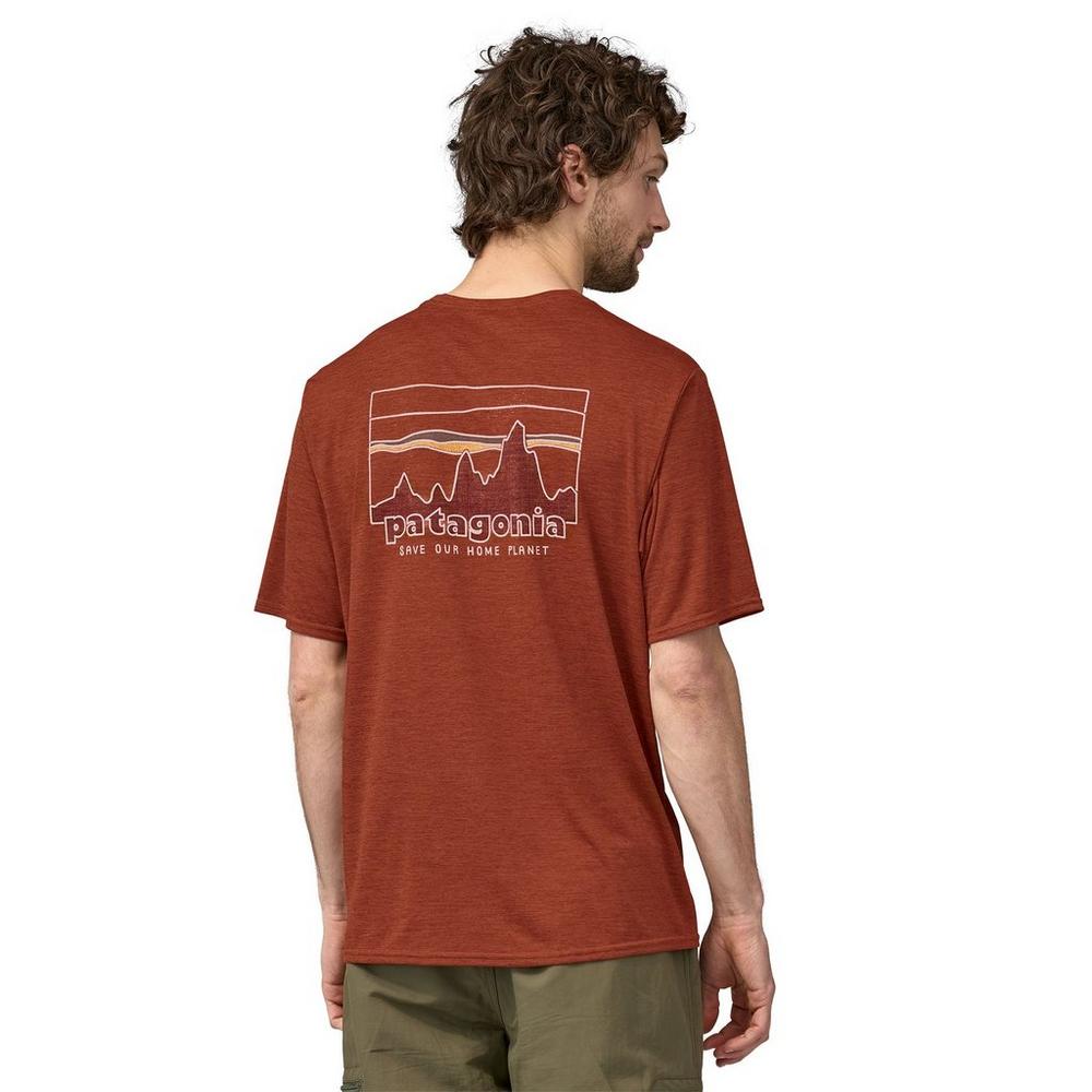 Patagonia Men's Capilene Cool Daily Graphic Shirt - Burl Red