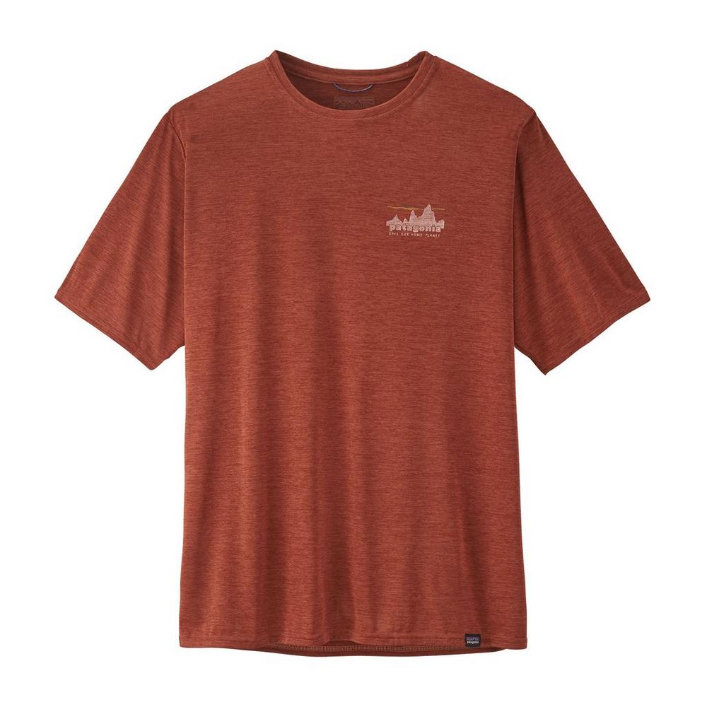 Patagonia Men's Capilene Cool Daily Graphic Shirt - Burl Red