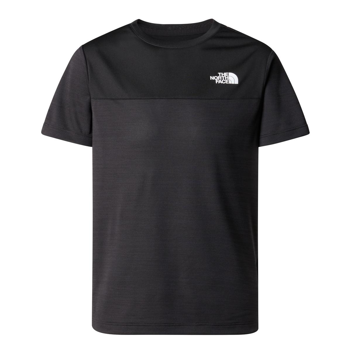The North Face Kids' Never Stop Short-Sleeve T-Shirt - Black