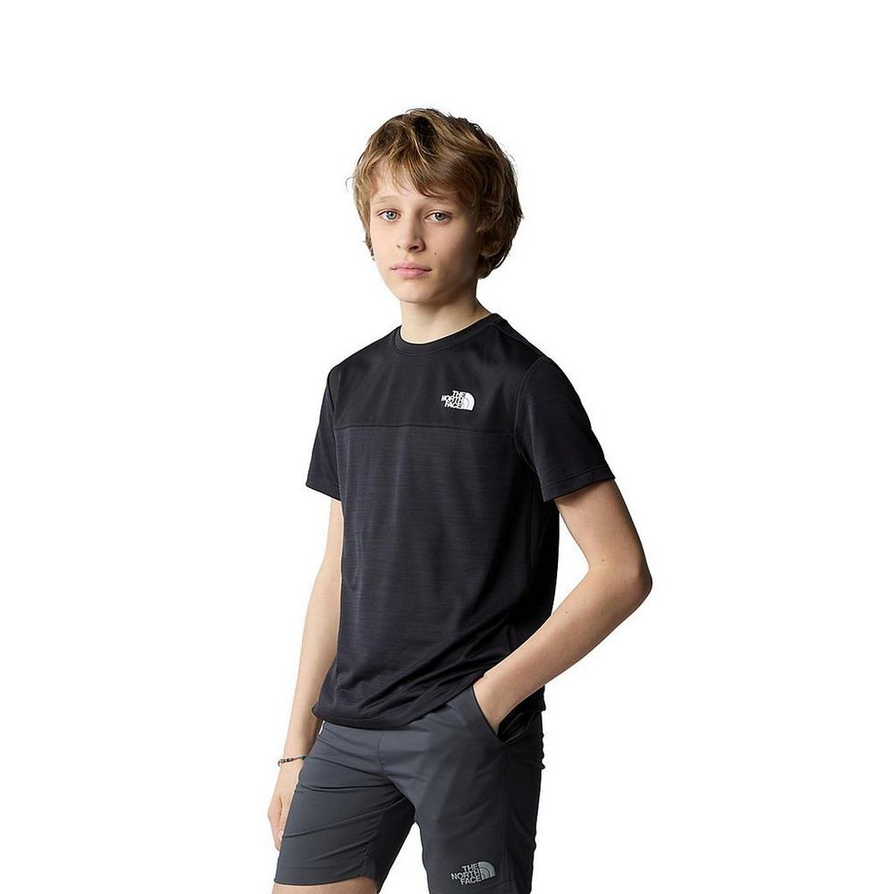 The North Face Kids' Never Stop Short-Sleeve T-Shirt - Black