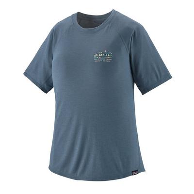Patagonia Women's Capilene Cool Trail Graphic T-Shirt - Blue