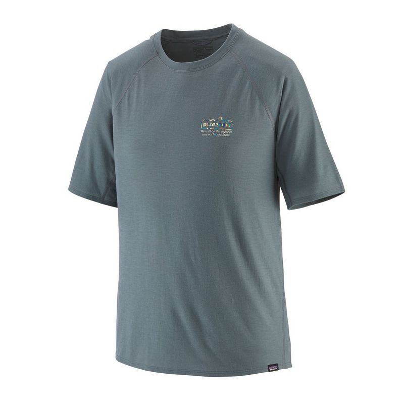 Men s Capilene Cool Trail Graphic T Shirt Grey