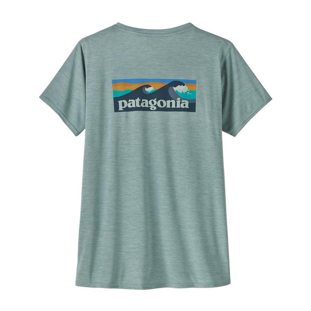 Patagonia Women s Capilene Cool Daily Graphic T Shirt Blue