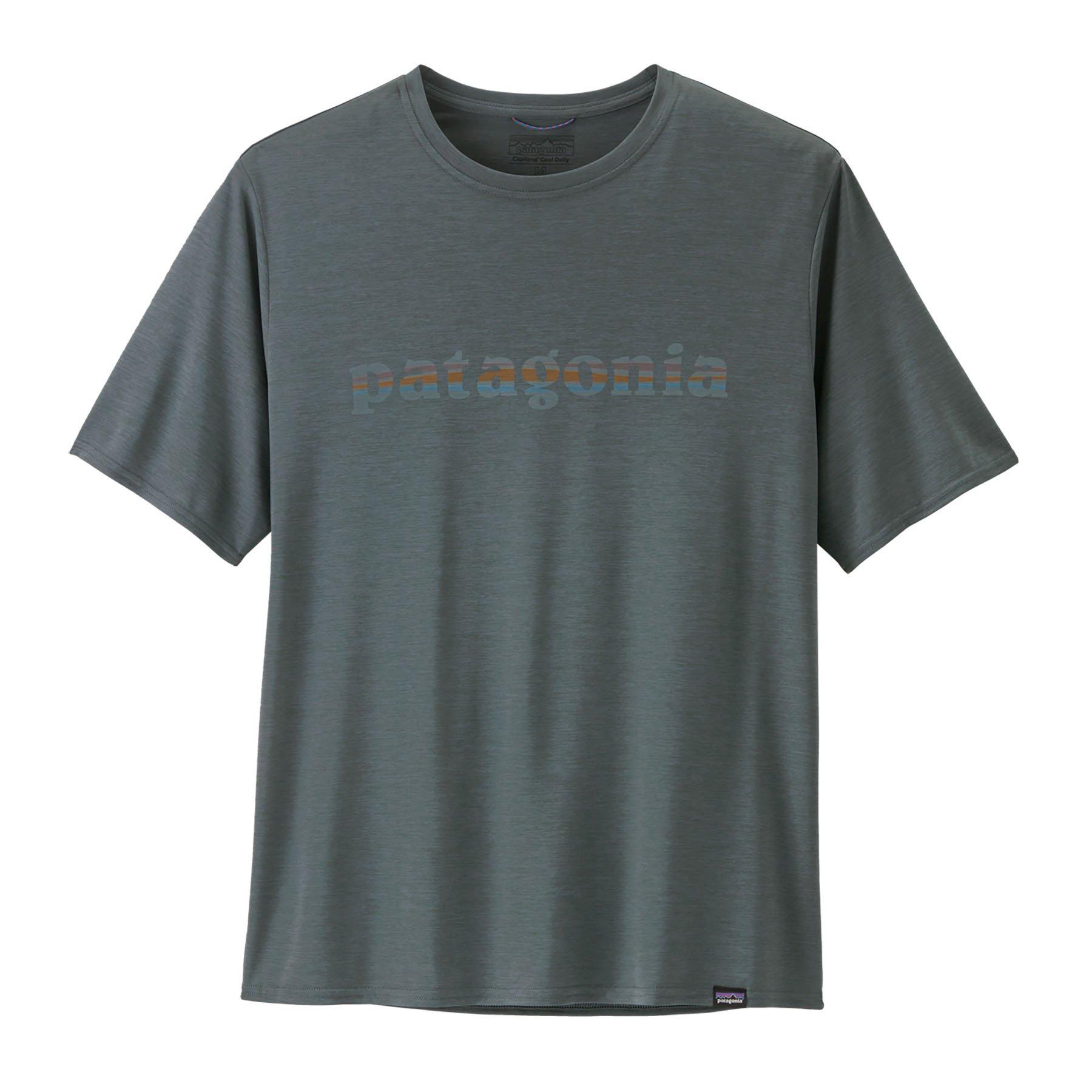 Patagonia Men s Capilene Cool Daily Graphic T Shirt Green