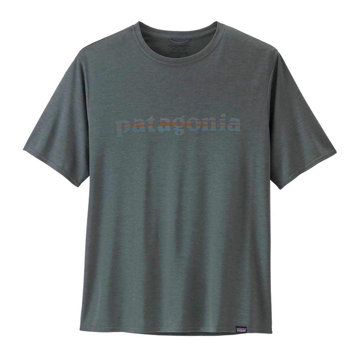 Patagonia Men s Capilene Cool Daily Graphic T Shirt Green George Fisher