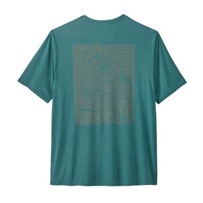 Patagonia Men's Capilene Cool Daily Graphic T-Shirt - Blue