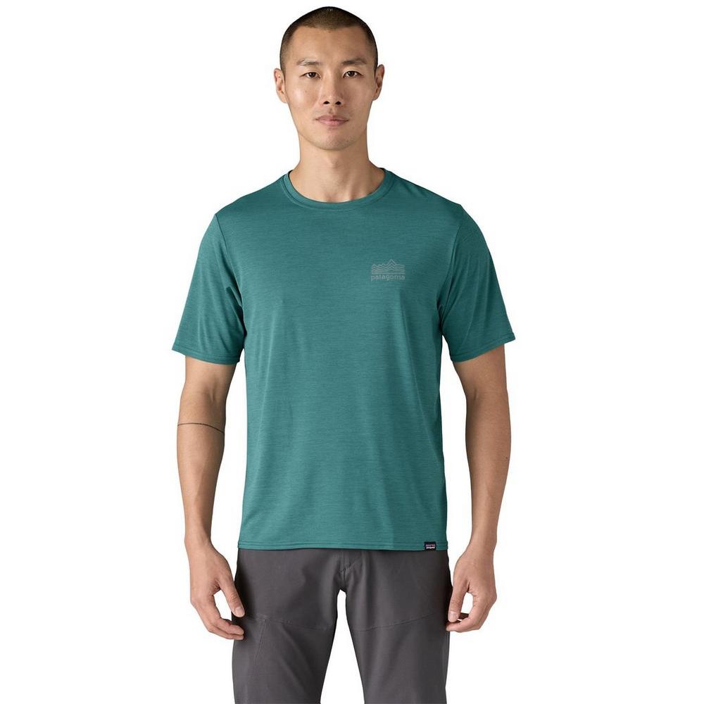 Patagonia Men's Capilene Cool Daily Graphic T-Shirt - Blue