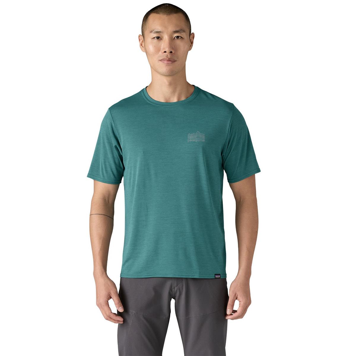 Patagonia Men's Capilene Cool Daily Graphic T-Shirt - Blue