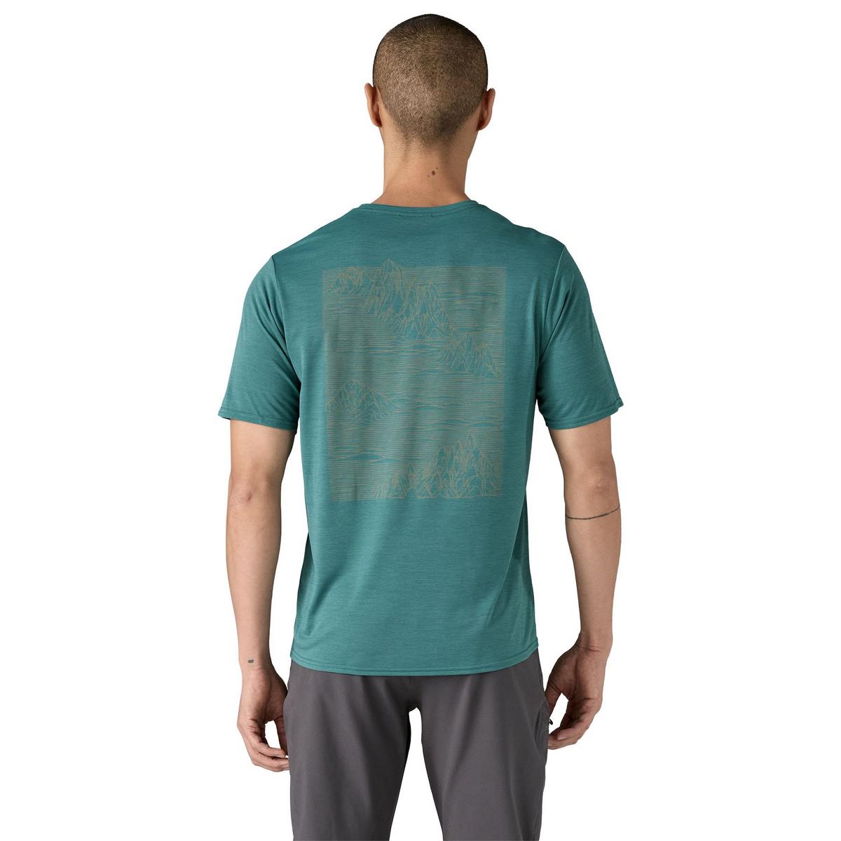Patagonia Men's Capilene Cool Daily Graphic T-Shirt - Blue