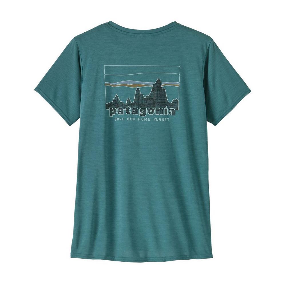 Patagonia Women's Capilene Cool Daily Graphic T-Shirt - Blue