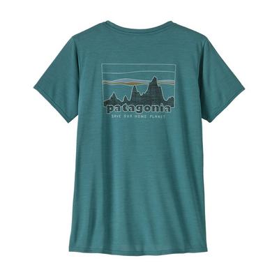 Patagonia Women's Capilene Cool Daily Graphic T-Shirt - Blue