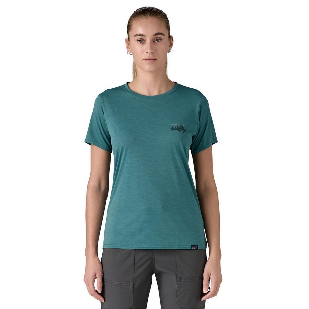 Patagonia Women's Capilene Cool Daily Graphic T-Shirt - Blue