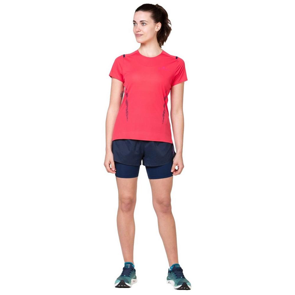 Ronhill Women's Tech Race Short-Sleeve T-Shirt - Pink