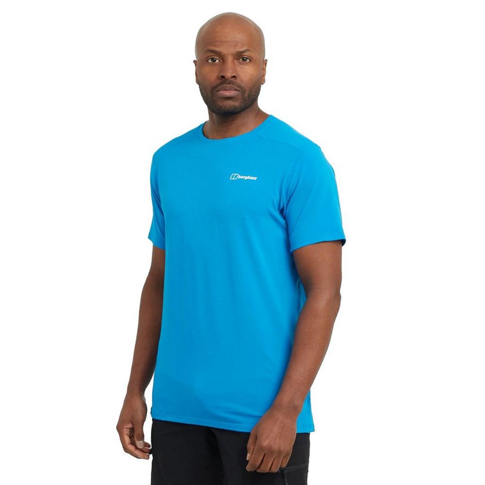 Berghaus Men's Delta Short-Sleeve T-Shirt - Blue