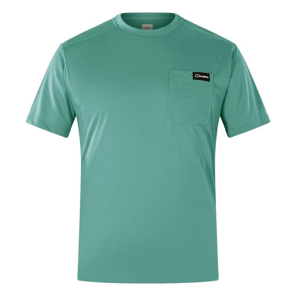 Berghaus Men's Relaxed Short-Sleeve Tech T-Shirt - Green