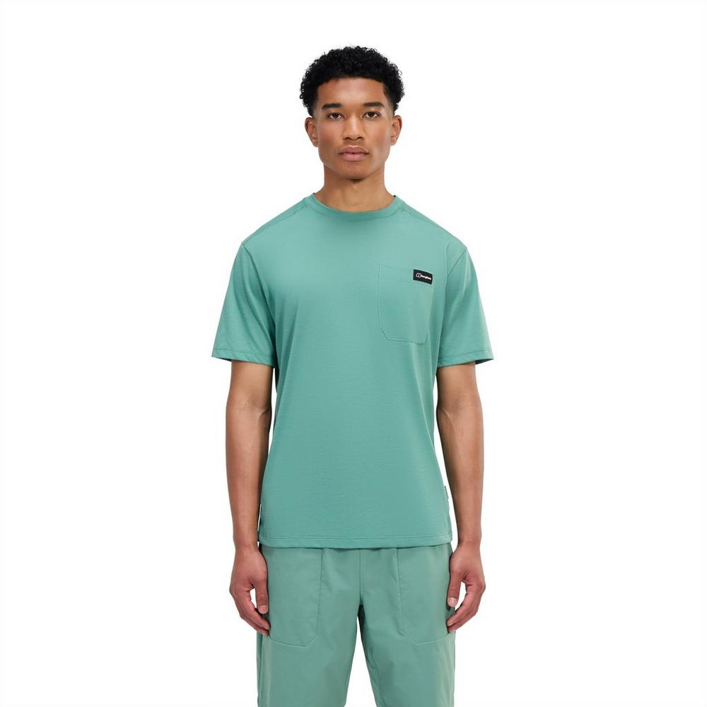Berghaus Men's Relaxed Short-Sleeve Tech T-Shirt - Green