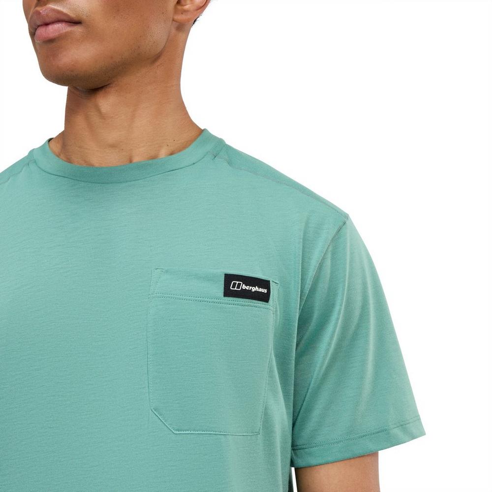 Berghaus Men's Relaxed Short-Sleeve Tech T-Shirt - Green