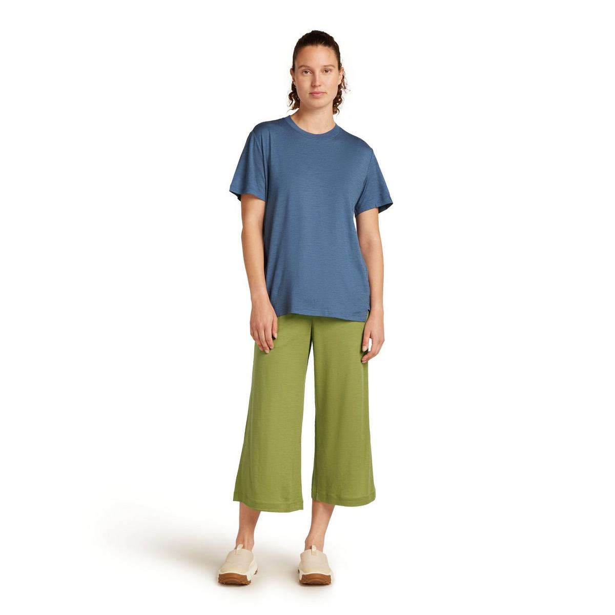 Icebreaker Women's Merino 150 Tech Lite Relaxed T-Shirt - Blue