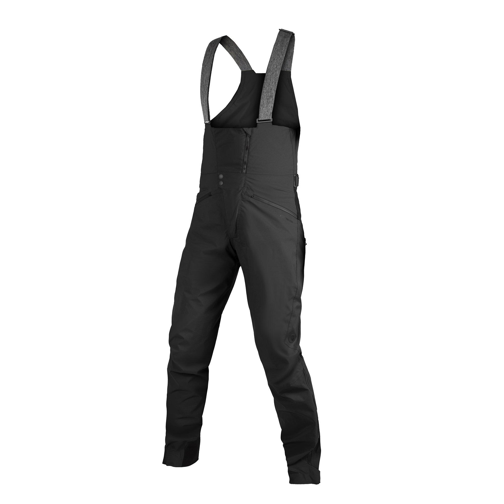 Endura Men's Black Mt500 Waterproof Bib Pants - Tights & Trousers Large