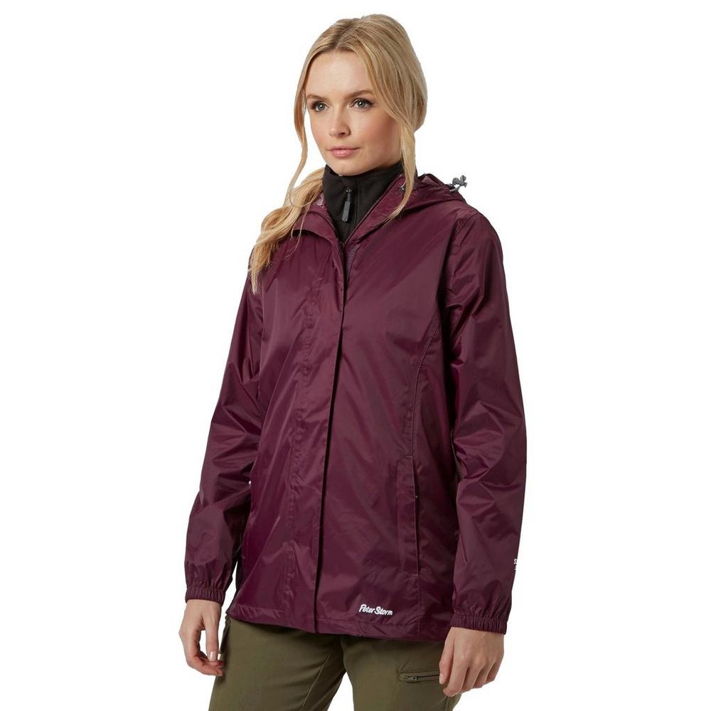 Peter Storm Women's Packable Hooded Waterproof Jacket - Purple