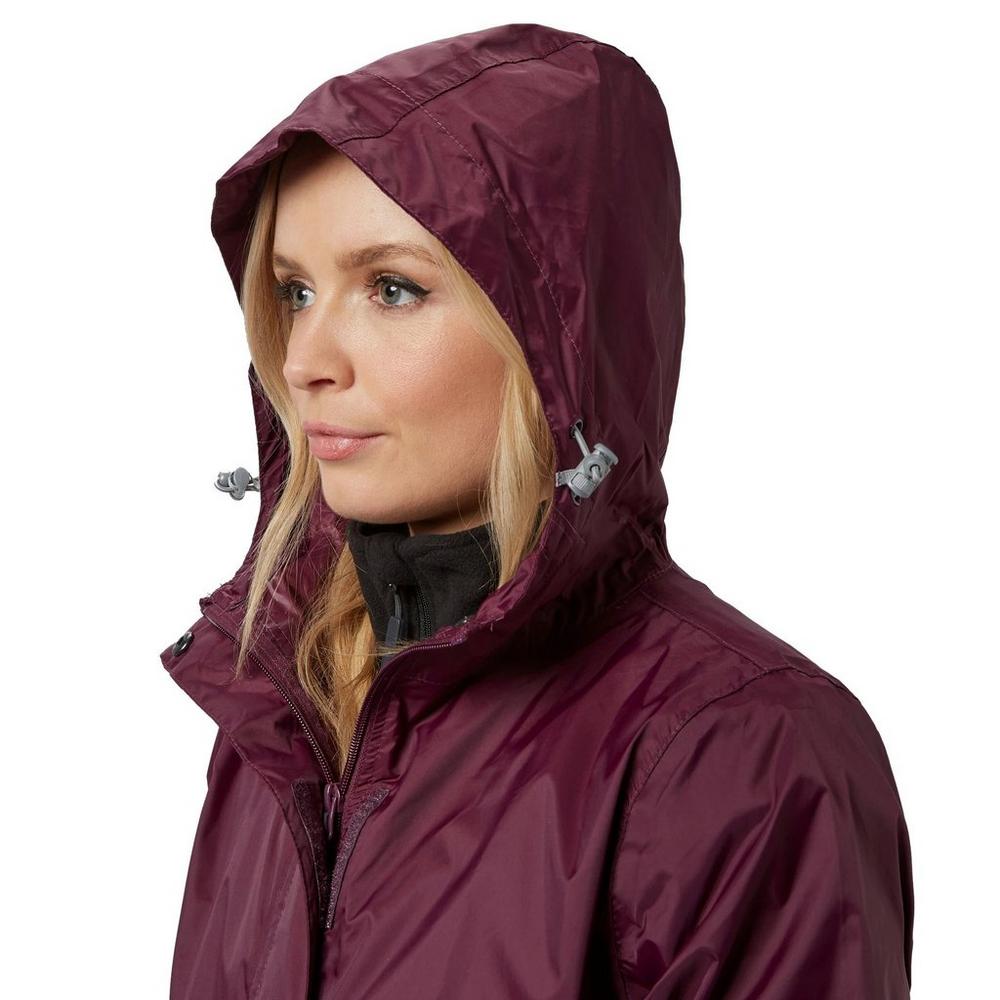 Peter Storm Women's Packable Hooded Waterproof Jacket - Purple