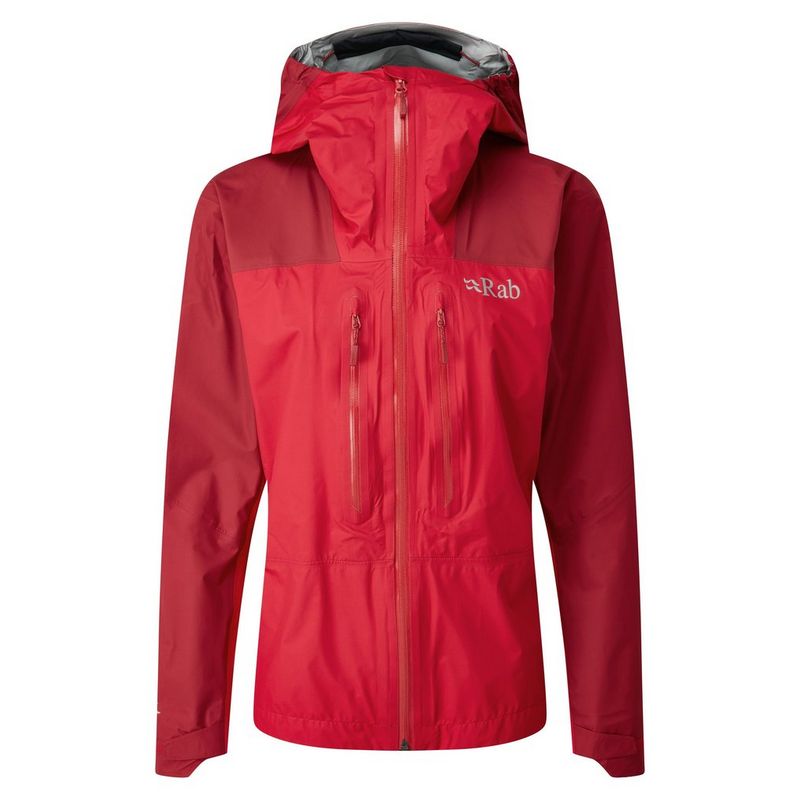 Rab Women s Zenith Waterproof Jacket Red Tiso