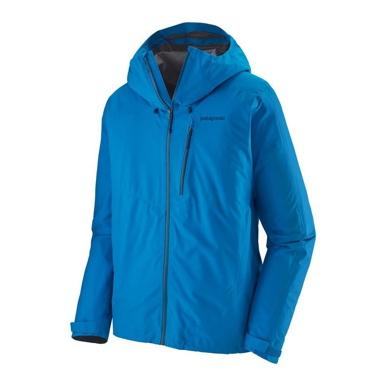 Men's Patagonia Calcite Waterproof Jacket Blue Waterproof