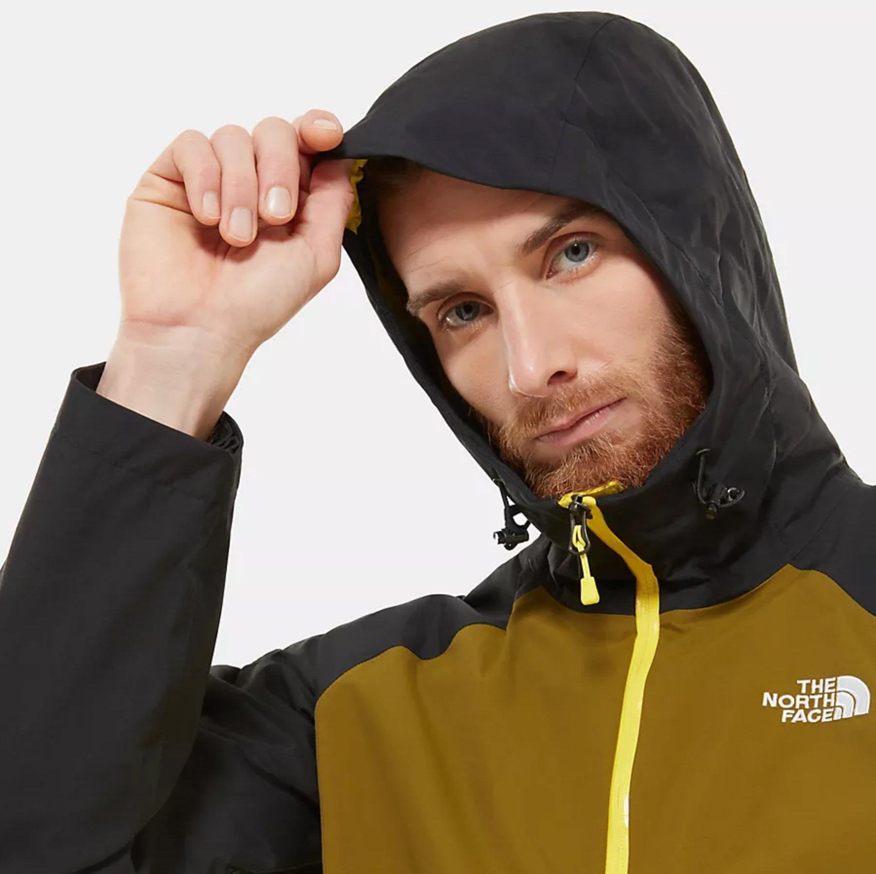 North face deals stratos jacket yellow