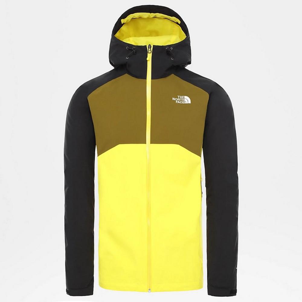 North face stratos jacket yellow sale