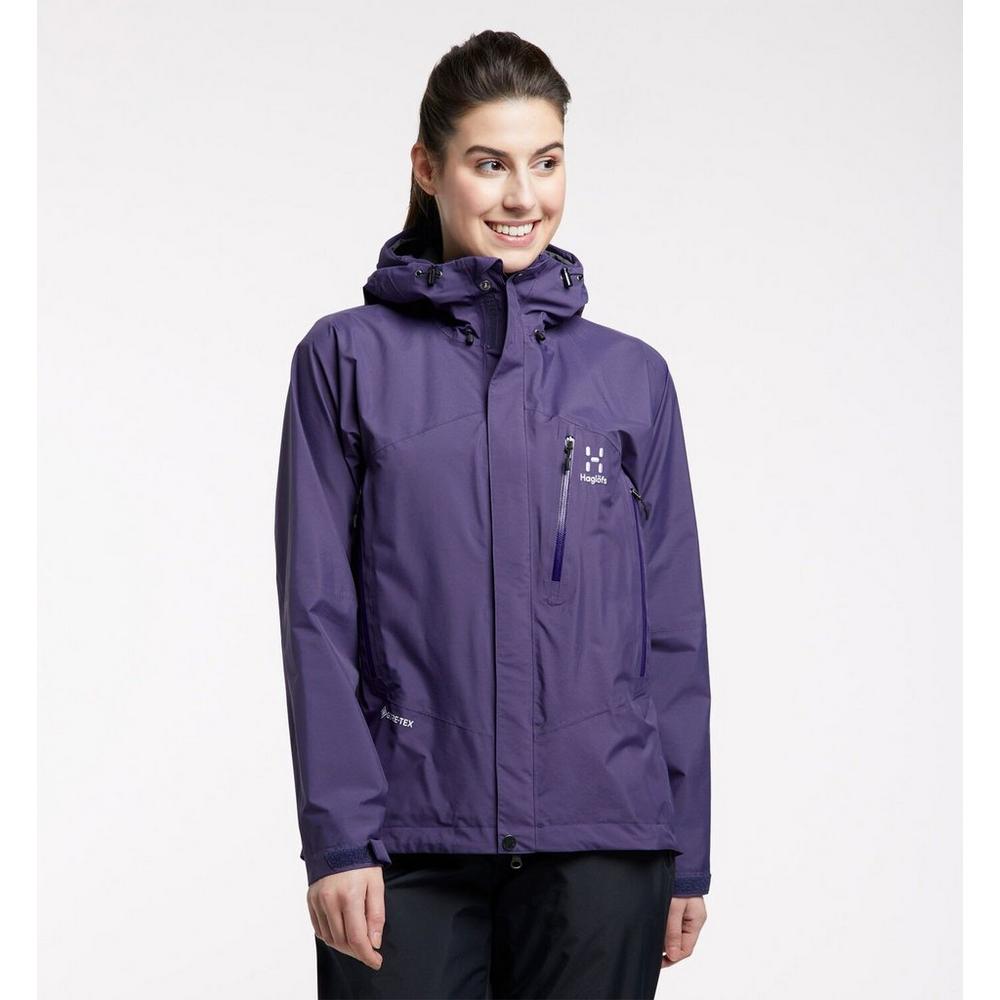 Haglofs Women's Haglofs Astral GTX Waterproof Jacket - Purple