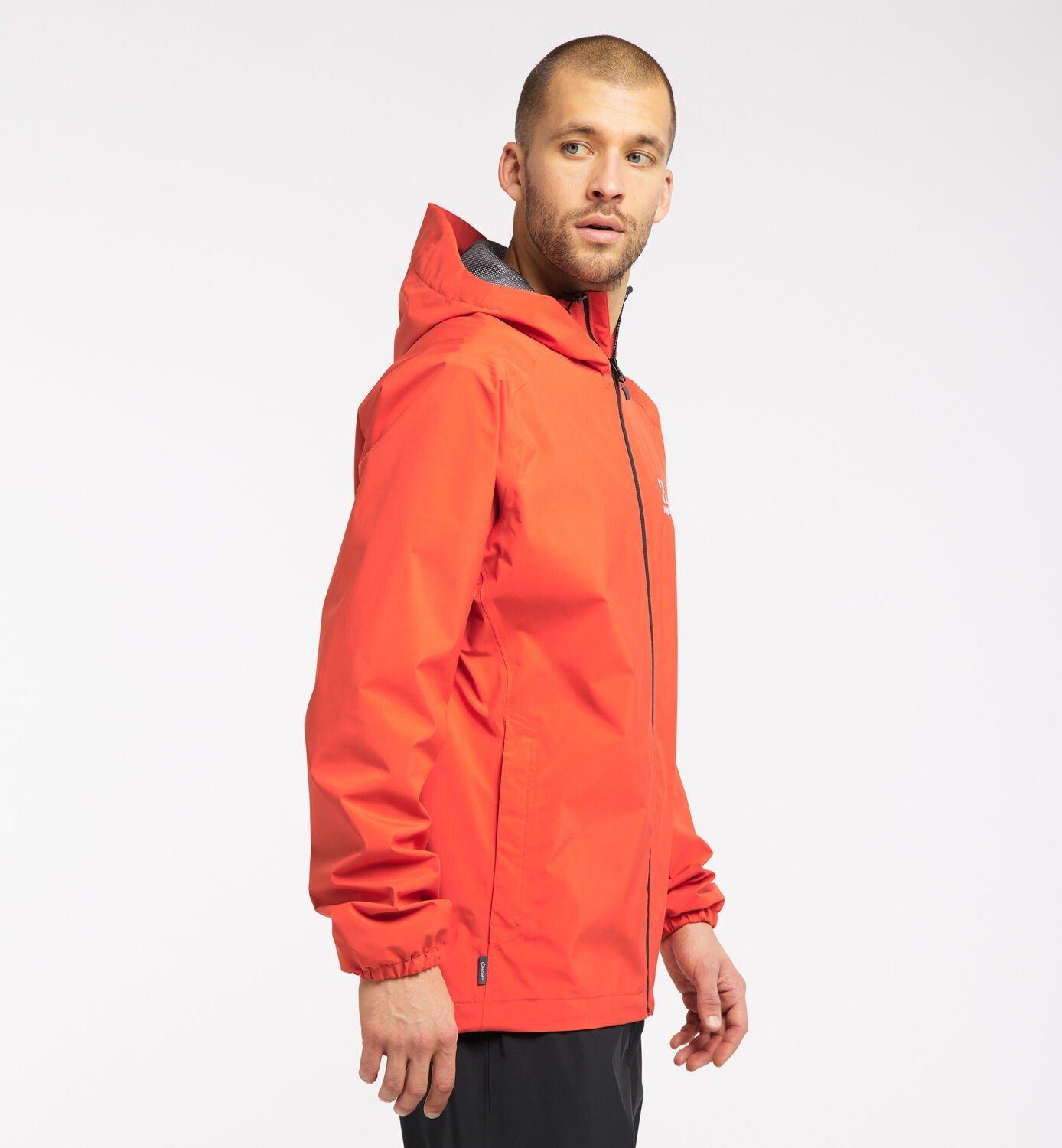 Haglofs Men's Buteo Jacket Orange | Men's Waterproof Jackets | Tiso UK