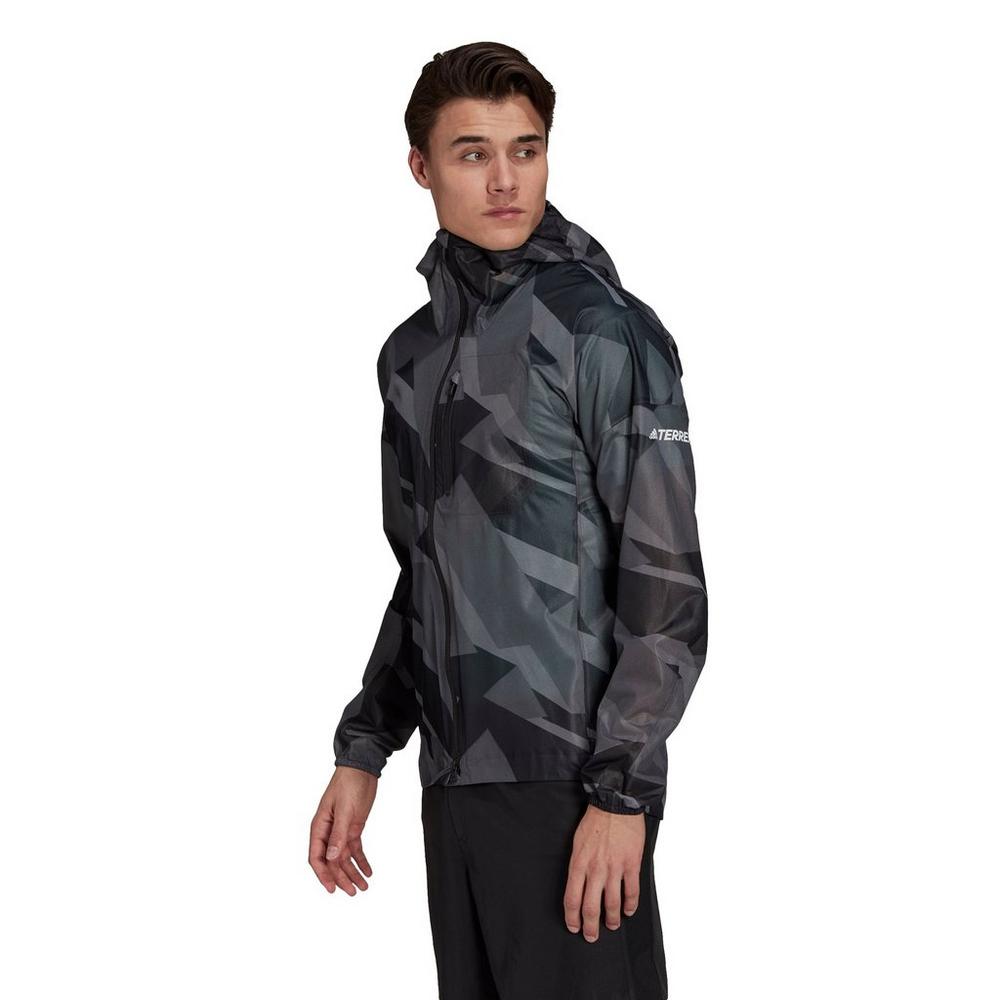 Adidas camo sale rain jacket