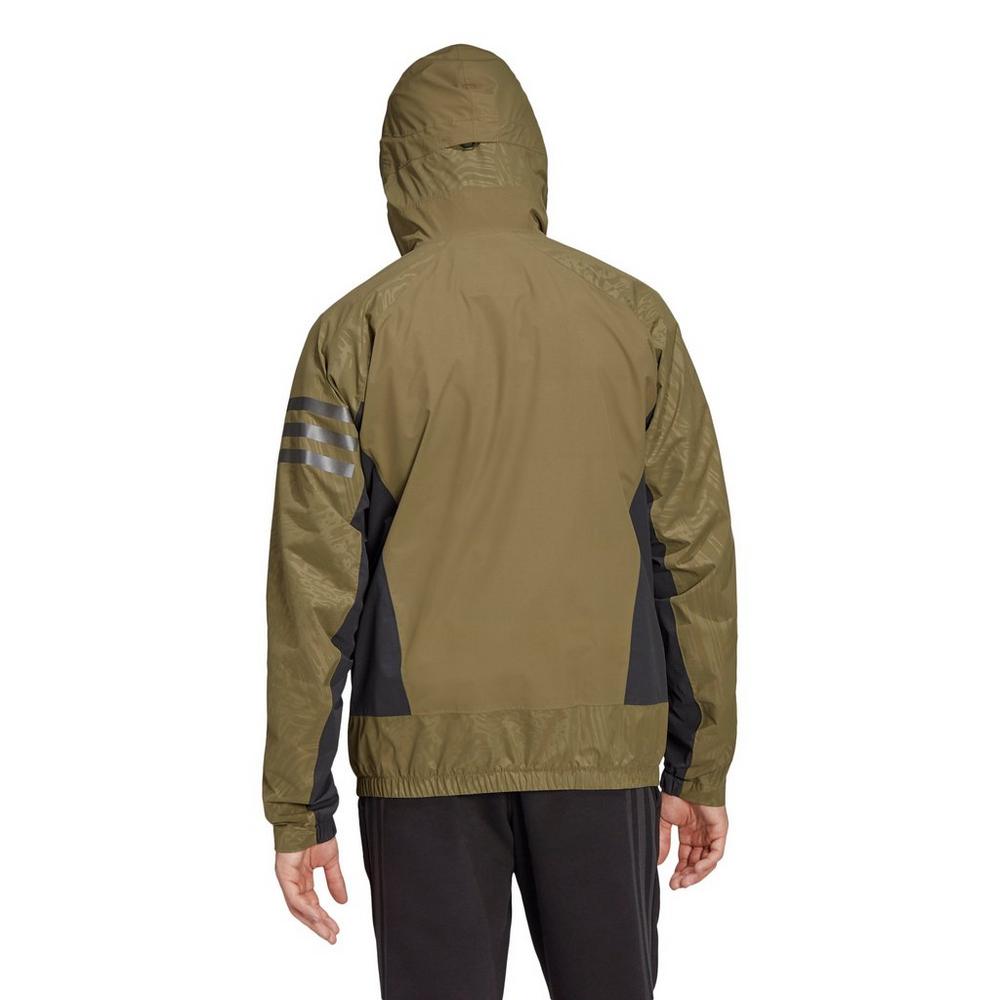 Adidas Men's Utilitas Rain RDY Jacket - Focus Olive/Black