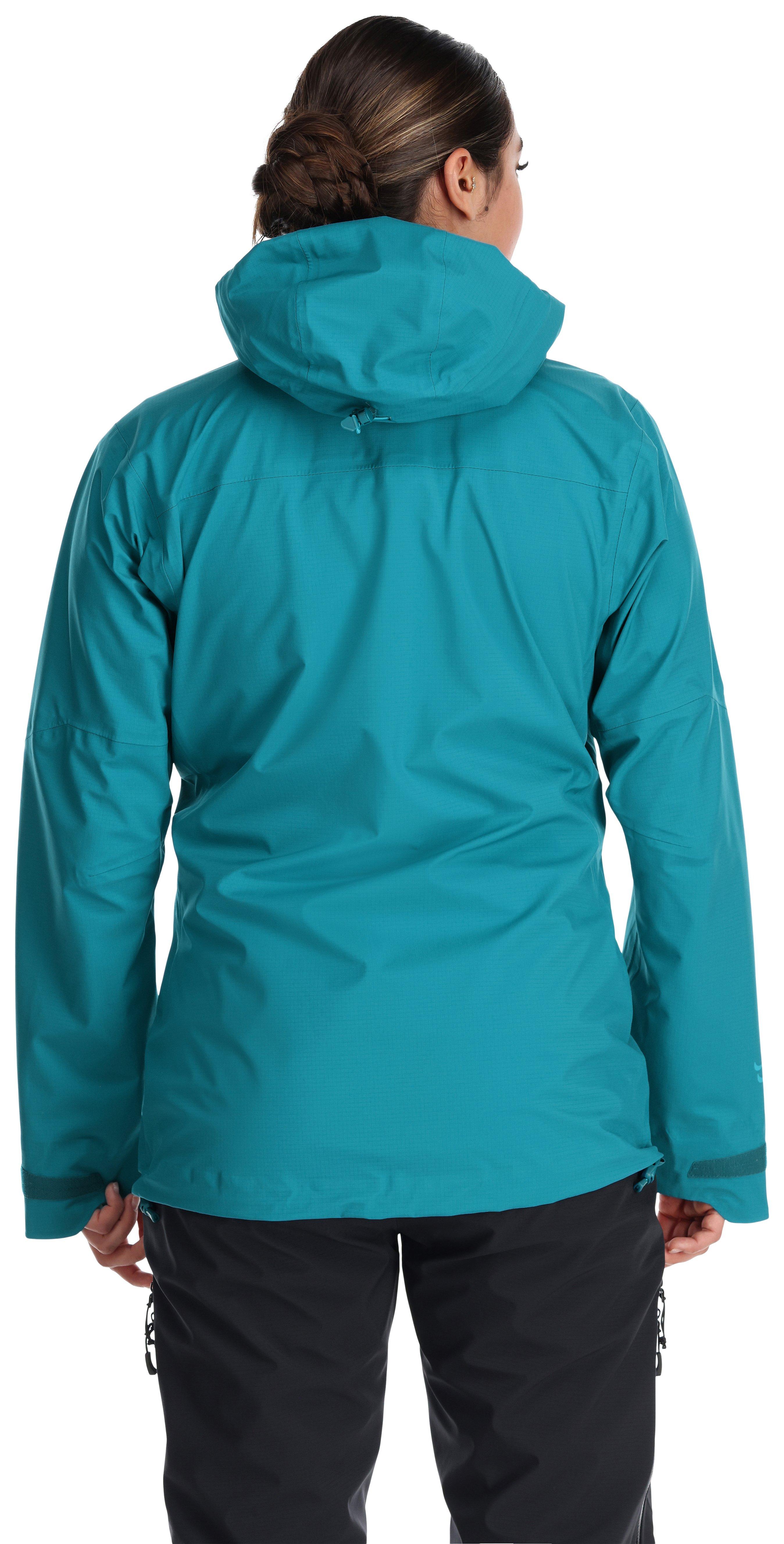 Women's Rab Firewall Jacket Black | Waterproof Jackets | Tiso UK