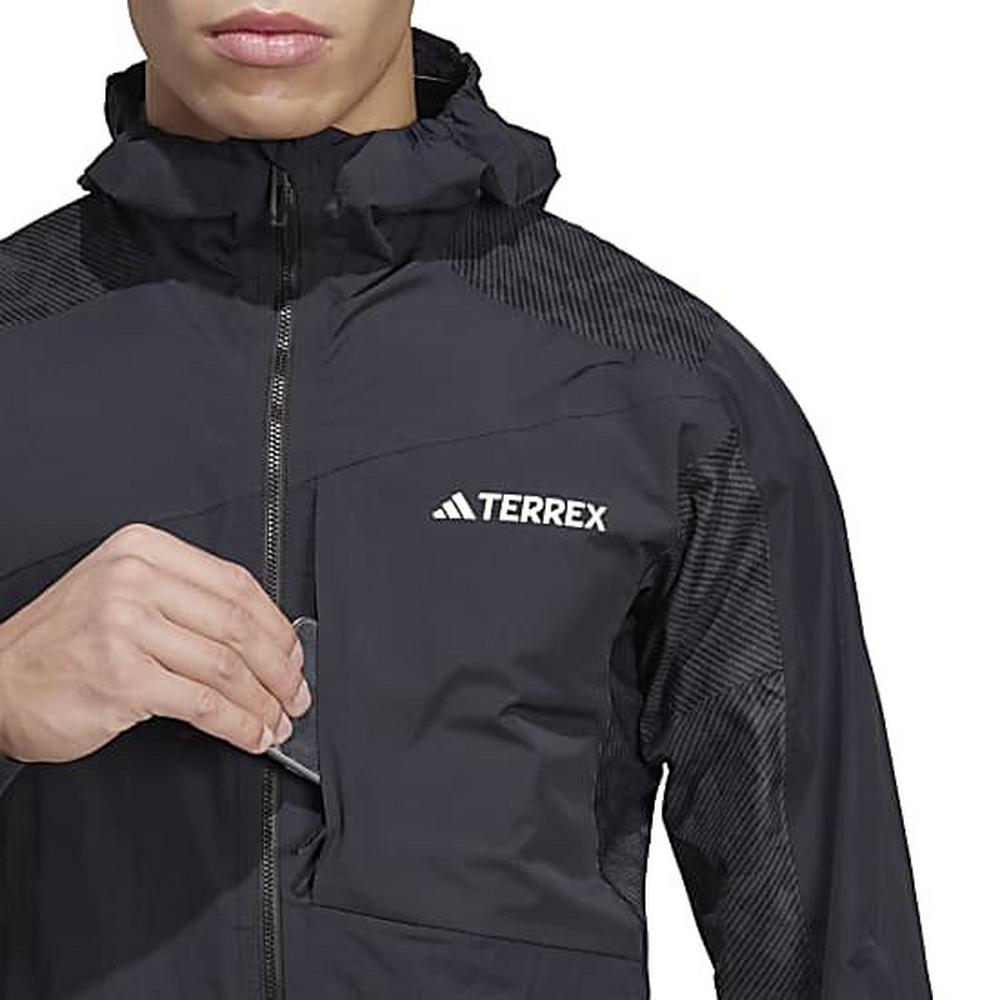 Adidas Terrex Men's Xperior Hybrid Rain RDY Jacket - Black