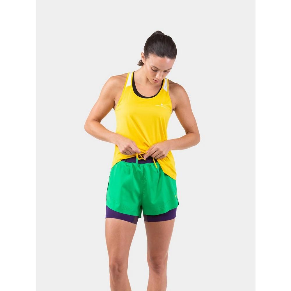 Crane Dry Quick Athletic Workout Shorts Women's M Key Pocket