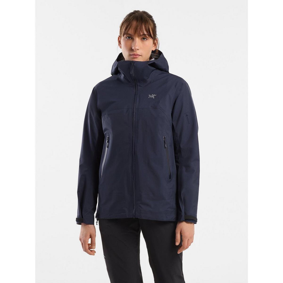 Arcteryx Mens GORE-TEX Shell Beta Jacket Black Sapphire Blue